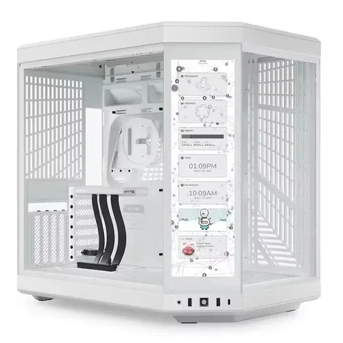 Hyte Y70 Touch LCD Dual Chamber Mid-Tower ATX Modern Aesthetic Case