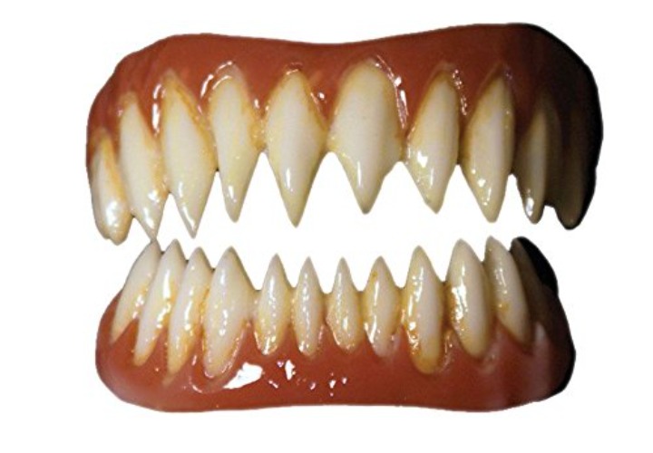 Pennywise FX Fangs 2.0 Evil Teeth Dental Veneer, Multi, Adult