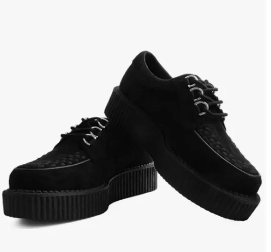 T.U.K. Shoes Unisex-Adult Creepers, Anarchic Creeper Shoes - 9 Women/7 Men Black