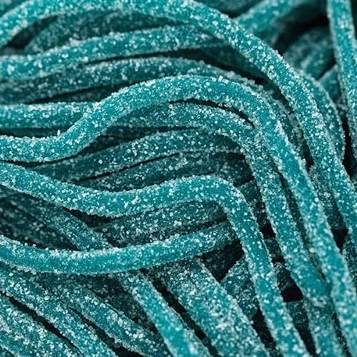 Bayside Candy Sour Straws Candy Collection (Sour Blue Raspberry, 3LB) - Sour Blue Raspberry - 1 Count (Pack of 1)