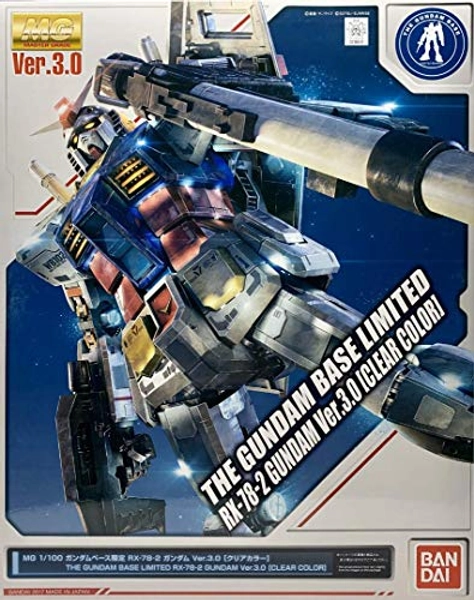 The Gundam Base Limited MG 1/100 Scale Gundam RX-78-2 Ver. 3.0 [CLEAR COLOR] Model kit [Japan import]