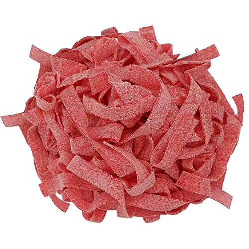 Bayside Candy All Flavors Sour Candy Belts - Sour Belts (Strawberry, 10LB) - Strawberry - 10LB