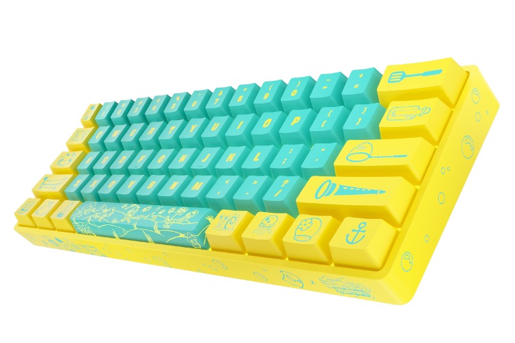 Spongebob K1 Pro Wireless Mechanical Keyboard [BACKORDER] Ships approximately end of June | Gateron Red