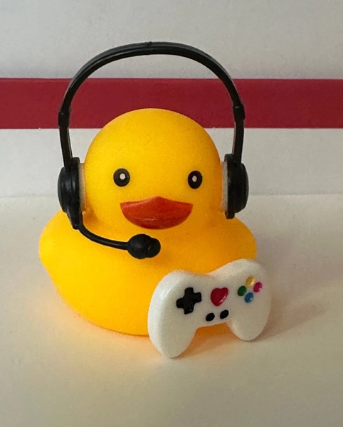 Dashboard duck yellow themed rubber duck ducks gaming console gift gamer gift, streaming, online, game, stocking gift