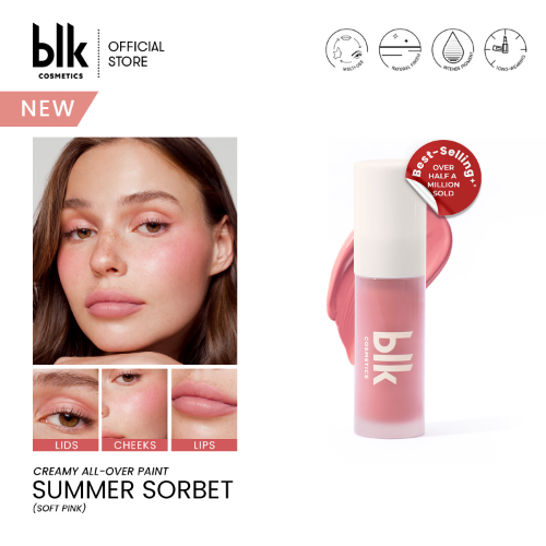 BLK cosmetics fresh creamy all over paint summer sorbet