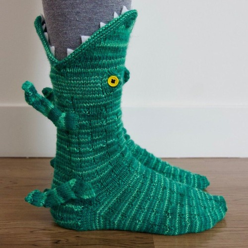 Crocodile Knit Socks | Crocodile
