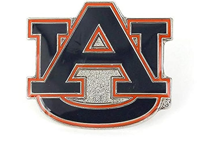Aminco NCAA Auburn Tigers Team Logo Pin, Team Color