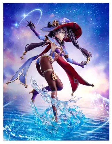 Wonderful Works Genshin Impact: Astral Reflection Mona 1:7 Scale PVC Figure, Multicolor
