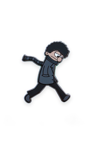 Blustery Boy Enamel Pin Pal
