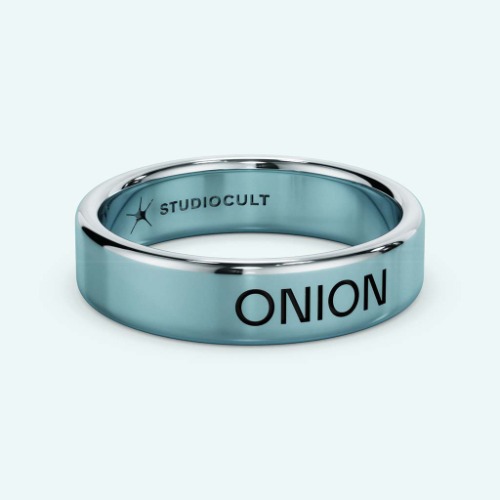 Onion Ring - Silver / 9
