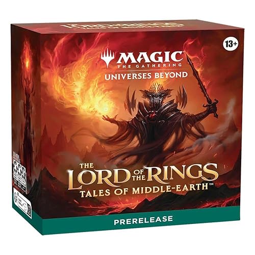Magic The Gathering Lord of The Rings Tales of Middle-Earth Prerelease Kit - 6 Packs, Dice, Promos