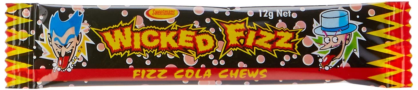 Wicked Fizz Cola Chews, 12 g, 72 Count