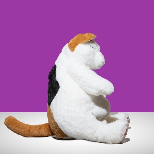 Jacoshiba - Japanese Lucky Cat Soft Plush (Brown) - 30cm