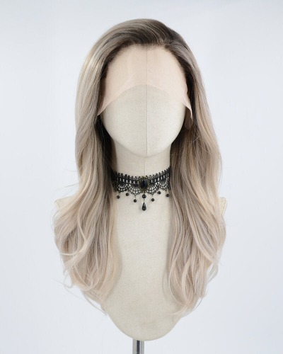 Ombre Ash Brown Synthetic Lace Front Wig WW494 | Default Title