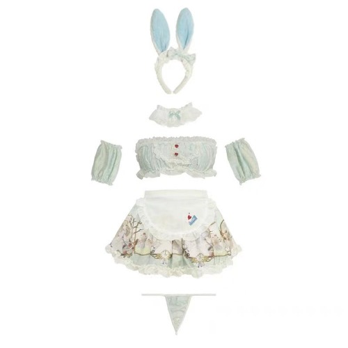 Pastel bunny girl maid outfit YV44500 | one size