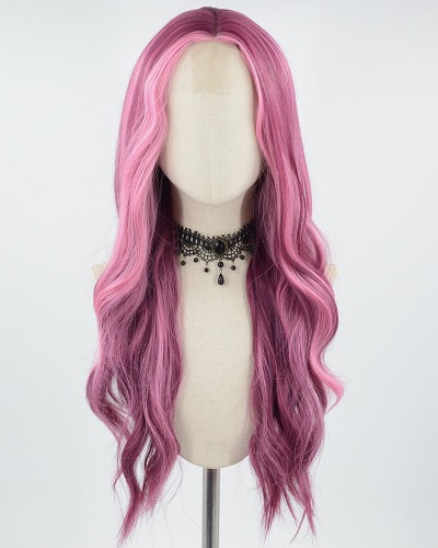 Pink Purple Synthetic Wig HW410 | Default Title