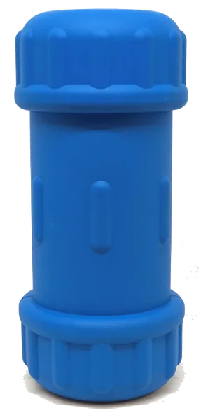 ID Bone Durable Rubber Chew Toy and Treat Dispenser - Medium - Blue by SodaPup/True Dogs, LLC