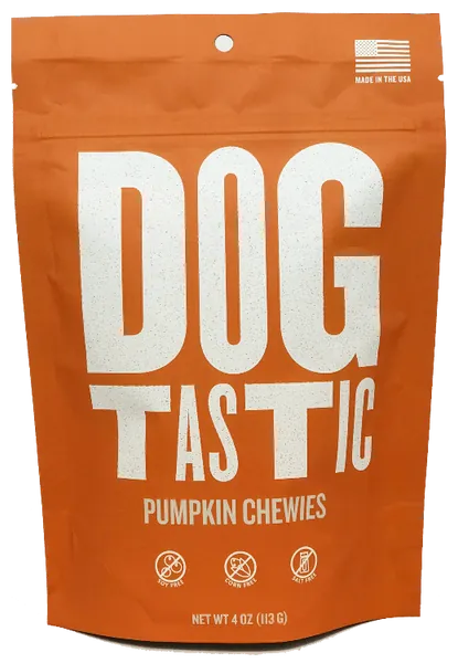 DT Dogtastic Pumpkin Chewies Dog Treats by SodaPup/True Dogs, LLC