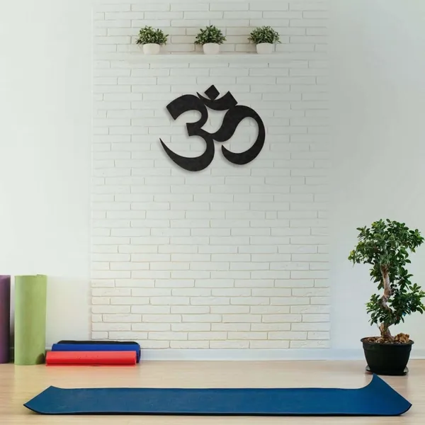 Om Sign - Metal Wall Art