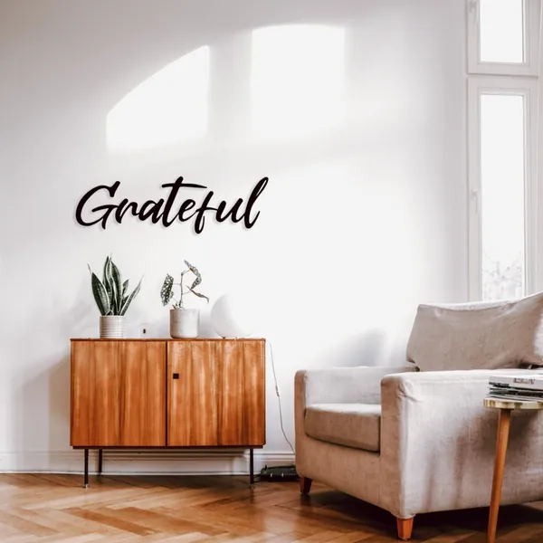 Grateful - Metal Wall Art