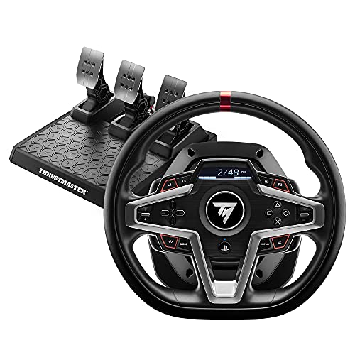 THRUSTMASTER T248 Force Feedback Racing Wheel e Magnetic Pedals per PS4 / PS4 / PC - Playstation/PC - Racing Wheel