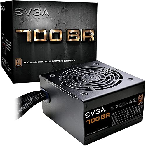EVGA 700 BR, 80+ Bronze 700W, 3 Year Warranty, Power Supply 100- BR-0700-K1 100-BR-0700-K1 - BR Series - 700W