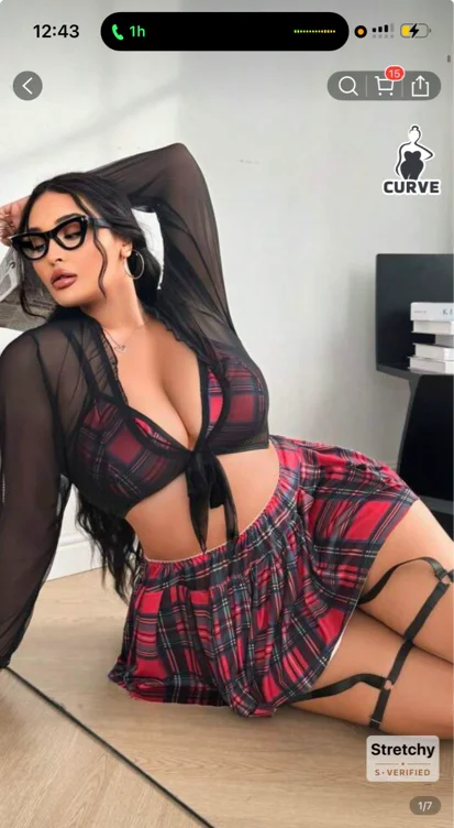 Fantasy Costume Plus Size Sexy Lingerie 3pcs Set