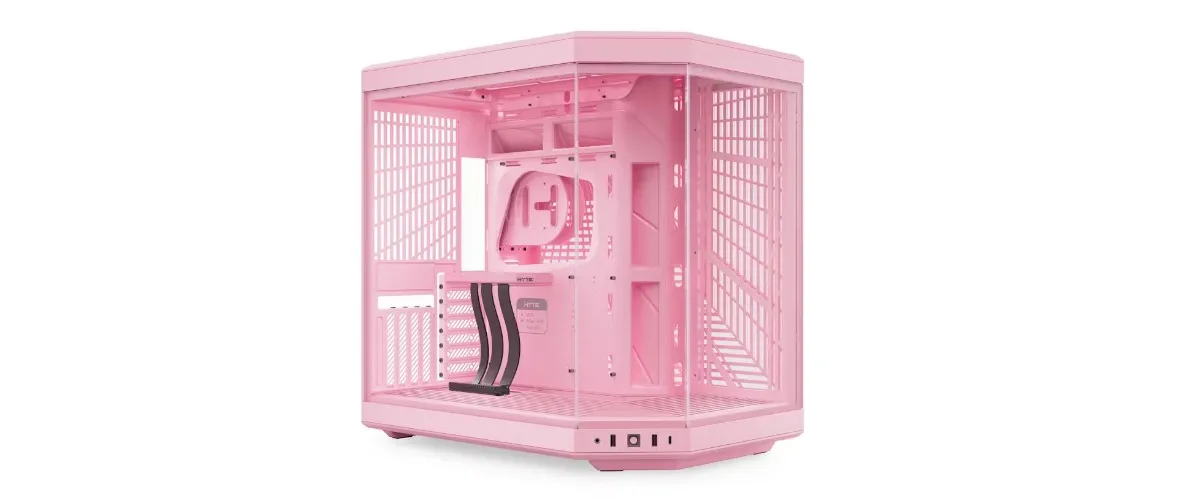 Y70 Touch - New PC Case with LCD Screen Strawberry Milk