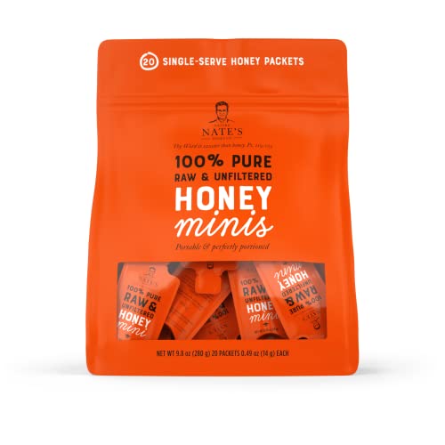 Nate's Honey Minis - 20 Single Serve Bag