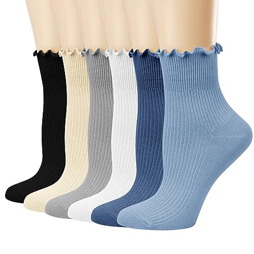 Women's Ruffle Socks (6 Pack)