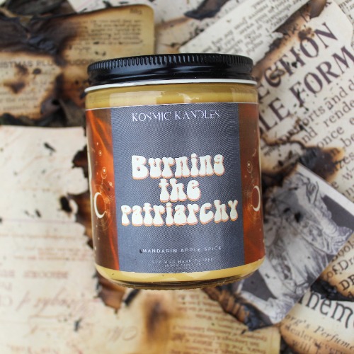 Burning The Patriarchy - 8oz Glass