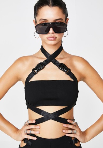 Watch Yo Man Buckle Top | Small