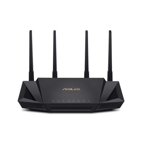 ASUS WiFi 6 Router (RT-AX3000) - Dual Band Gigabit Wireless Internet Router, Gaming & Streaming, AiMesh Compatible, Included Lifetime Internet Security, Parental Control, MU-MIMO, OFDMA - 