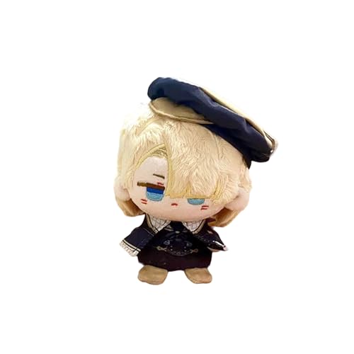 CALEMBOU Anime Plush Keychain for Backpack, 4" Cute Chibi Plush Figure, Al Haitham Furina Freminet Plush for Fans (Freminet) - Freminet