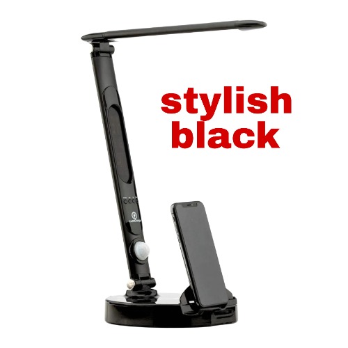 LumiCharge II | Premium Desk Lamp with Universal Phone Charger - Black / One