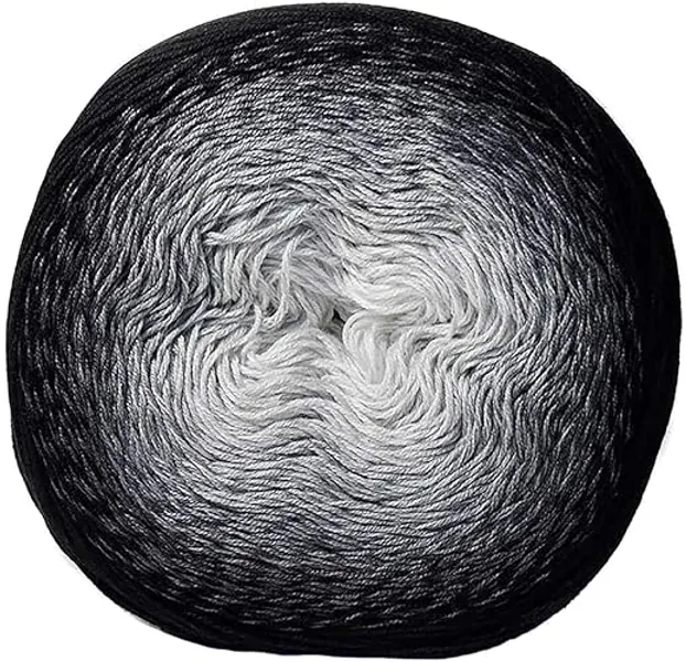 Yarn Art YarnArt Flowers Yarn 55% Cotton 45% Acrylic 250gr 1094yds Multicolor Cotton Yarn Rainbow Crochet Yarn Spring Summer - 1 Fine Sport Skein (253) - 253