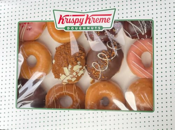 KRISPY KREME Favourites Sharer Dozen Doughnuts Made Fresh Daily (12 in Packs)