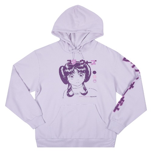 Leia Anime Puff Print Hoodie | L