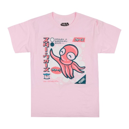 Dried Squid Kanji Pink Tee | M