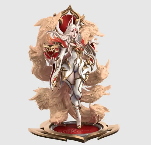 Hall of Legends 2024 Immortalized Legend Ahri 1/6 Statue | Riot Games Store