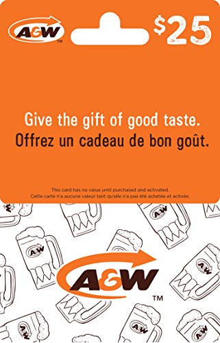 A&W Gift Card $25