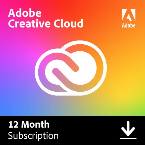 Adobe Creative Cloud All Apps | 1 Year | PC/Mac | Download - Activation Code by Email Standard