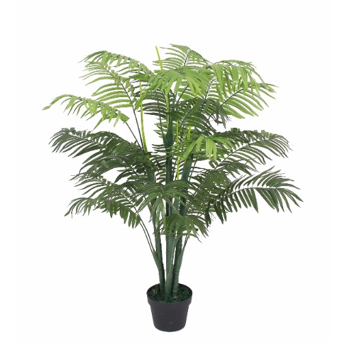 Requena Artificial Tree with Lifelike Leaves Replica Artificial Plant Black Plastic Pot (120cm, OAK1583) - 120cm - Oak1583