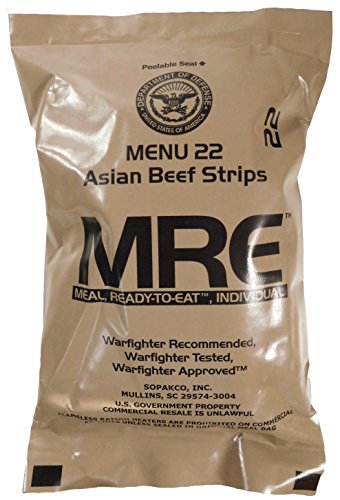 MREs (Meals Ready-to-Eat) Genuine U.S. Military Surplus (1 Pack) Assorted Flavor