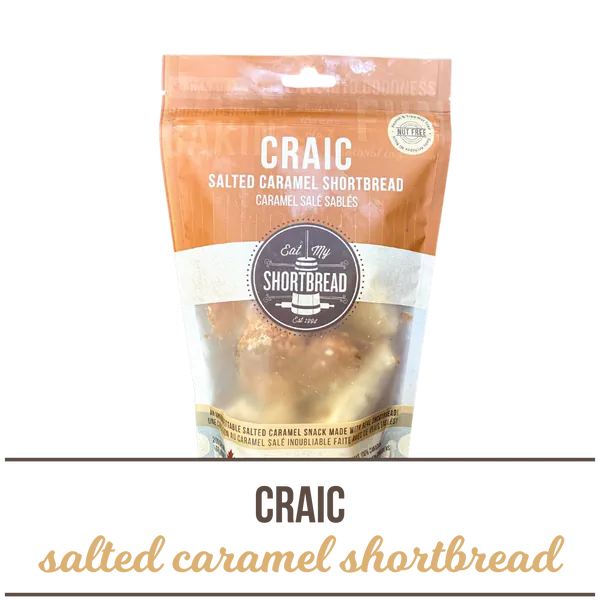 CRAIC: The Salted Caramel Shortbread Snack (1 bag) - 200g