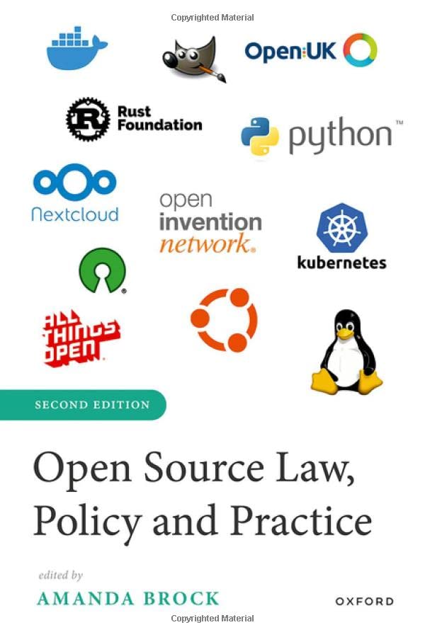 “Open Source Law, Policy and Practice” by Amanda Brock (ed.)