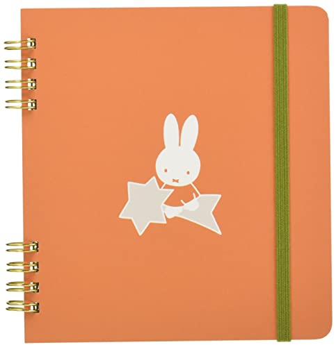 Green Flash Miffy Notebook, Ring Notebook, Square, Grid Star BM-100 - Star