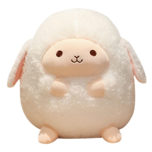 YIDE Stuffed Animal Sheep Soft Cute Lamb Plush Doll Sheep Play Toys, White Birthday Christmas Holiday Easter Thanksgiving Gift for Kids Baby Little Girl Boy Adults (9.0 in) - 9.0 in