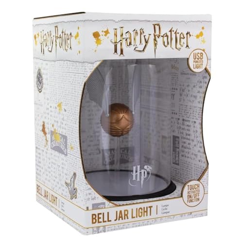 Paladone Harry Potter Golden Snitch Light-USB Powered Desk Lamp-Officially Licensed Merchandise, 2.5 W, Multicolor - Snitch Light