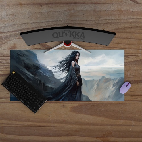 Lady of the Abyss Design Mousepad Deskmat - 100x50cm / 4mm / No Stitching